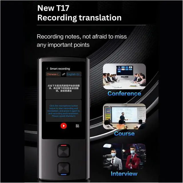Alt view image 6 of 6 - Portable Language Translator Device 138 Languages Voice Translating Offline Translation Simultaneous Interpretation Text/Photo