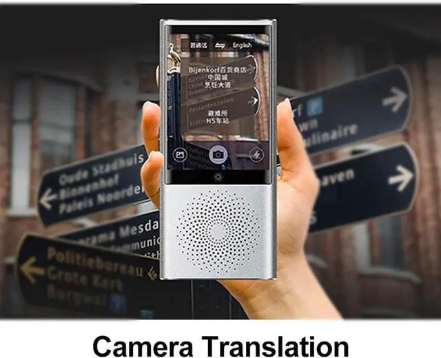 Alt view image 4 of 7 - AI Language Translator/ 2.8" Touch Sn 4G WiFi Instant Voice Translator, 8GB Memory 2080mAh Languages Travel Business OTG Translation,Blue wwyy Lucky Star Lucky Star
