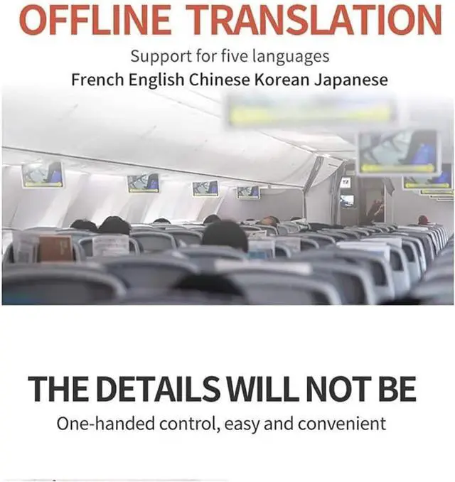 Alt view image 5 of 7 - Offline Translator Device, Smart Language Translator Device, Portable Real-time Instant Offline/WiFi / 4G 2.0 Inch Touch Screen 77 Multi-Language Translation Translator Needed