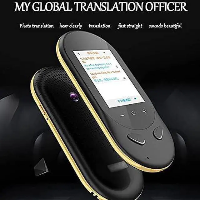 Alt view image 4 of 7 - T8S Portable Voice Translator Handheld Interpreter Twoway Real-time Translation Touch Screen 106 Language Translator (Color : Black) Hello (White) Elegant Vision