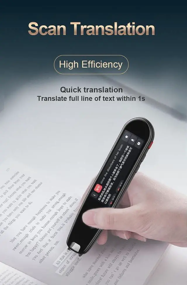 Alt view image 4 of 4 - Instant 113 Languages Translator Offline Scanning Voice Translate Pen Translation Reading Pen Electronic Dictionary Text Excerpt Improve Children's Foreign,