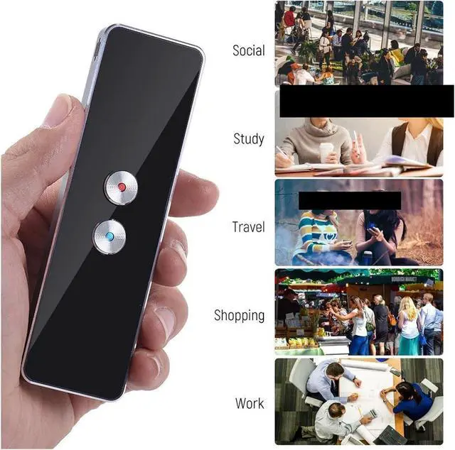 Alt view image 4 of 6 - Language Translator Device, Smart Instant Voice Translator Real-time Voice Interactive Learning Translation Machine 40+ Languages for Business,Study & Travel
