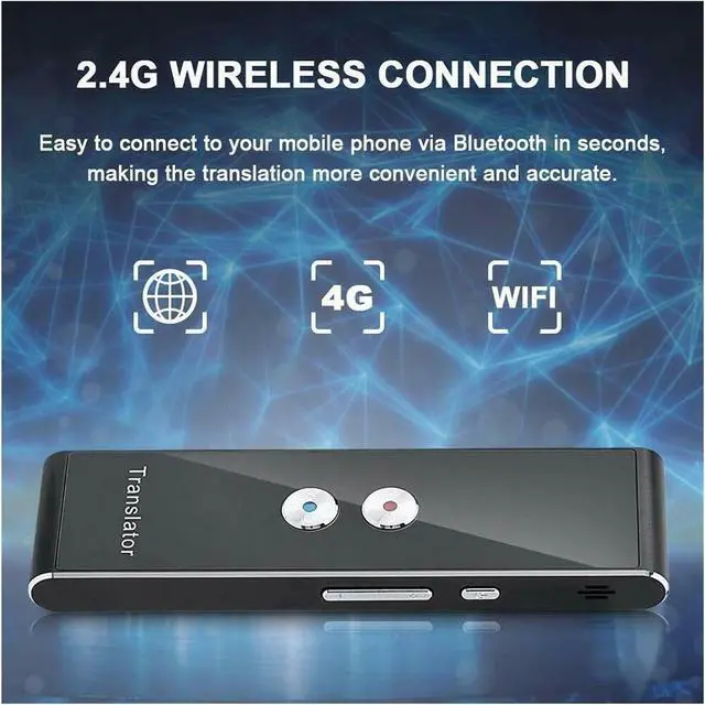 Alt view image 5 of 6 - Language Translator Device, Smart Instant Voice Translator Real-time Voice Interactive Learning Translation Machine 40+ Languages for Business,Study & Travel