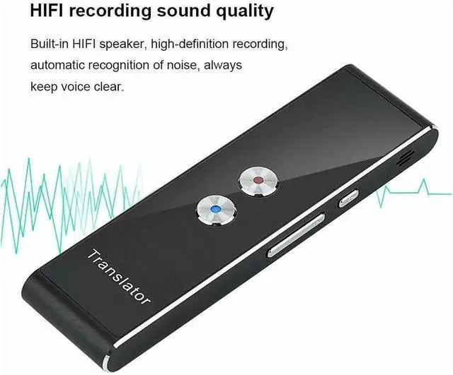 Alt view image 6 of 6 - Language Translator Device, Smart Instant Voice Translator Real-time Voice Interactive Learning Translation Machine 40+ Languages for Business,Study & Travel