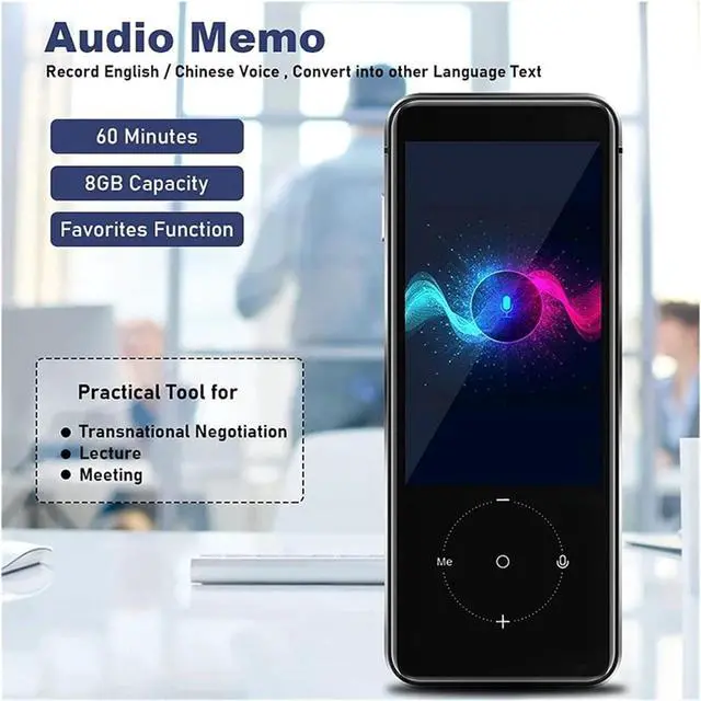 Alt view image 3 of 7 - Language Translator Device, with Touch Key rt 107 Languages Instant Voice Translator Offline Language Translator in Real Time Smart Voice Translator for Business Learning Travel