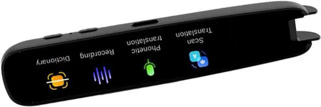 Alt view image 6 of 7 - Scan Reader Translator Pen Multifunctional Language Learning Device with 240 Dictionaries 117 Languages Translation Text Excerpt Recording for Students Professionals