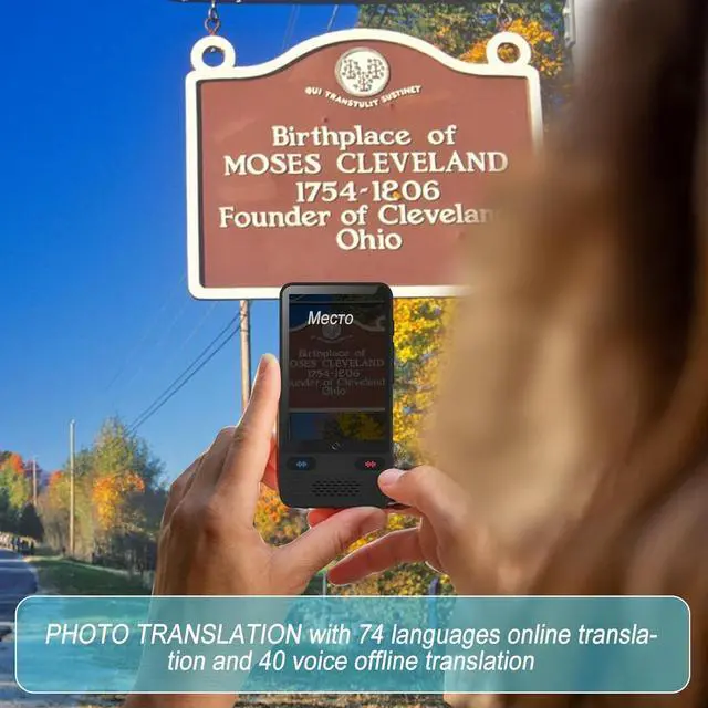 Alt view image 5 of 7 - Language Translator Device Scan Reader Pen Online 138 Languages Smart Foreign Language Translator,0.5s Instant Translator Device 98% Accuracy, 3.54'' Touch Sn for Travel/Learning/Meeting