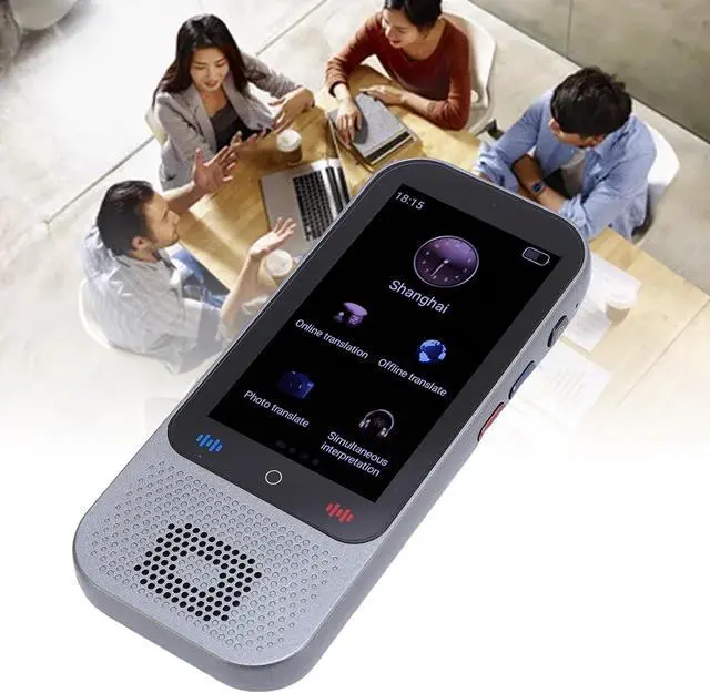Alt view image 6 of 7 - AI Voice Translator, Language Translator Device 138 Languages, 1GB and 8GB 3 Inch Touchscreen, Offline Online Real Time Photo Voice Translation for Business Learning Travel