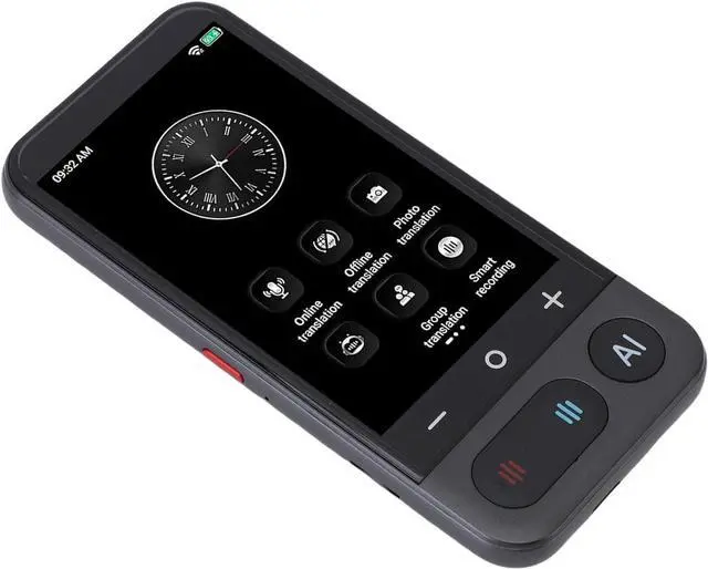 Alt view image 2 of 7 - Language Translator Device, 4in Touch Screen WiFi Two Way AI Voice Translation with 139 Online 20 Offline Languages, Photo Translation, Translator Device for Business