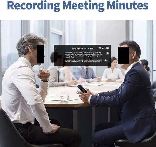 Alt view image 5 of 6 - Language Translator Device, 1 PCS Smart Instant Voice Photo Scanning Translator 2.98 Inch Touch Sn WiFi rt Offline Portable Multi-Language Translation for Business,Study & Travel