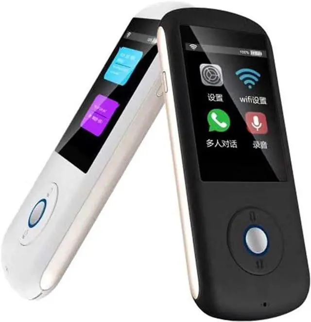 Alt view image 6 of 6 - Voice Translator Devices Offline, Language Translator Device, Smart Language Voice 2.4 Inch Touch Screen 26 Languages WiFi Pocket Electronic Translators Learning Traveling Shopping needed Efficen