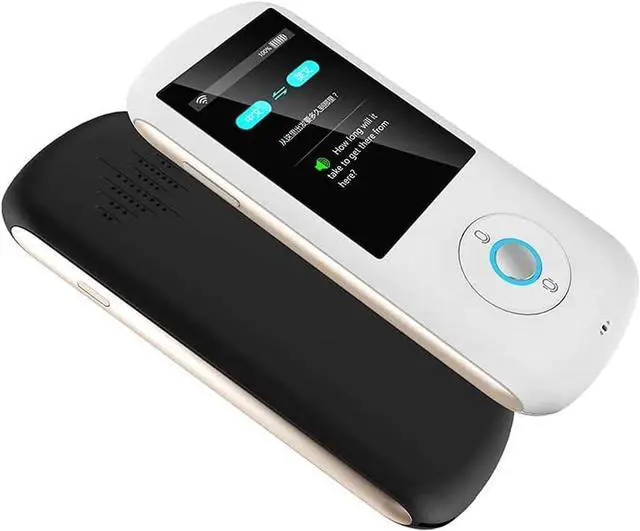 Alt view image 4 of 6 - Voice Translator Devices Offline, Language Translator Device, Smart Language Voice 2.4 Inch Touch Screen 26 Languages WiFi Pocket Electronic Translators Learning Traveling Shopping needed Efficen