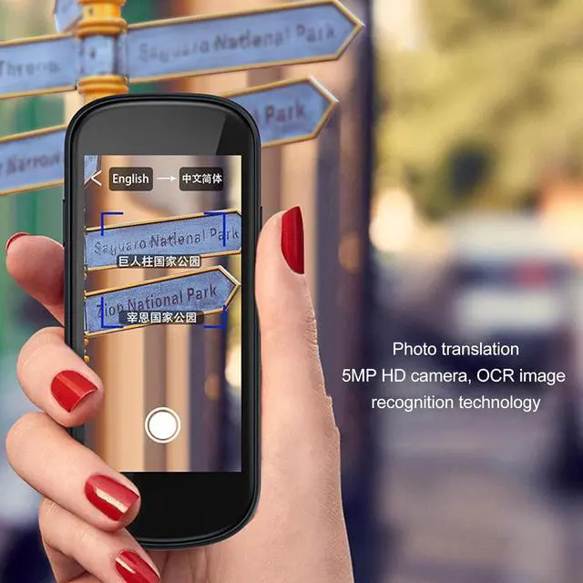 Alt view image 4 of 7 - Language Translator Device, Portable Instant Translator with 137 Languages, Real Time 4.0 Inch Touch Screen Photo Voice Translator for Business Learning Travel