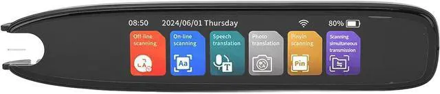Alt view image 5 of 7 - Scan Reader Pen Language Translator Smart Voice WiFi Scanning Translation Device Online 142 Languages Support Multilingual Text to Speech Offline Translation for Travel Study Work