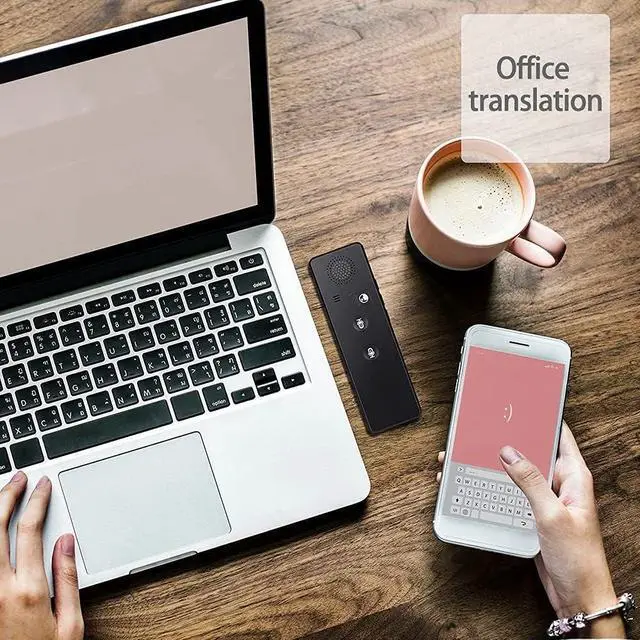 Alt view image 5 of 7 - Portable Mini Wireless Smart Translator 70 Languages Two-Way Real Time Instant Voice Translator APP Bluetooth Multi-Language