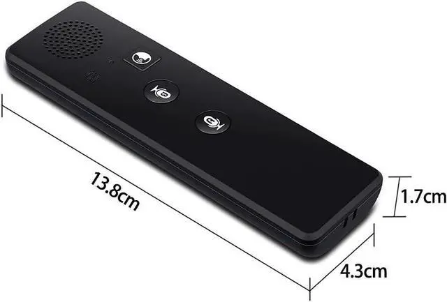 Alt view image 6 of 7 - Portable Mini Wireless Smart Translator 70 Languages Two-Way Real Time Instant Voice Translator APP Bluetooth Multi-Language
