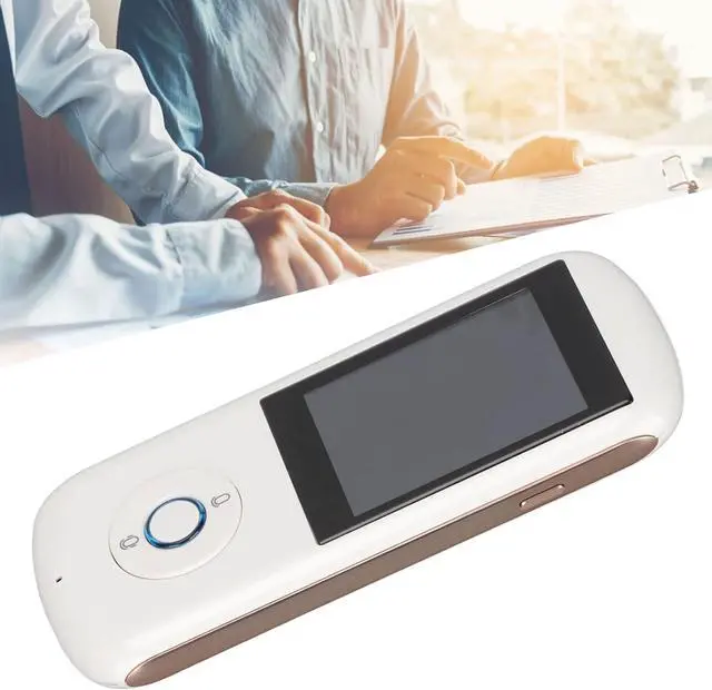 Alt view image 7 of 7 - Language Translator Device,38 Languages Pocket Translator Real Time Voice Translator WiFi,Two Way Translator,2.4 inch Touchscreen,for Travel, Shopping, Learning Vision