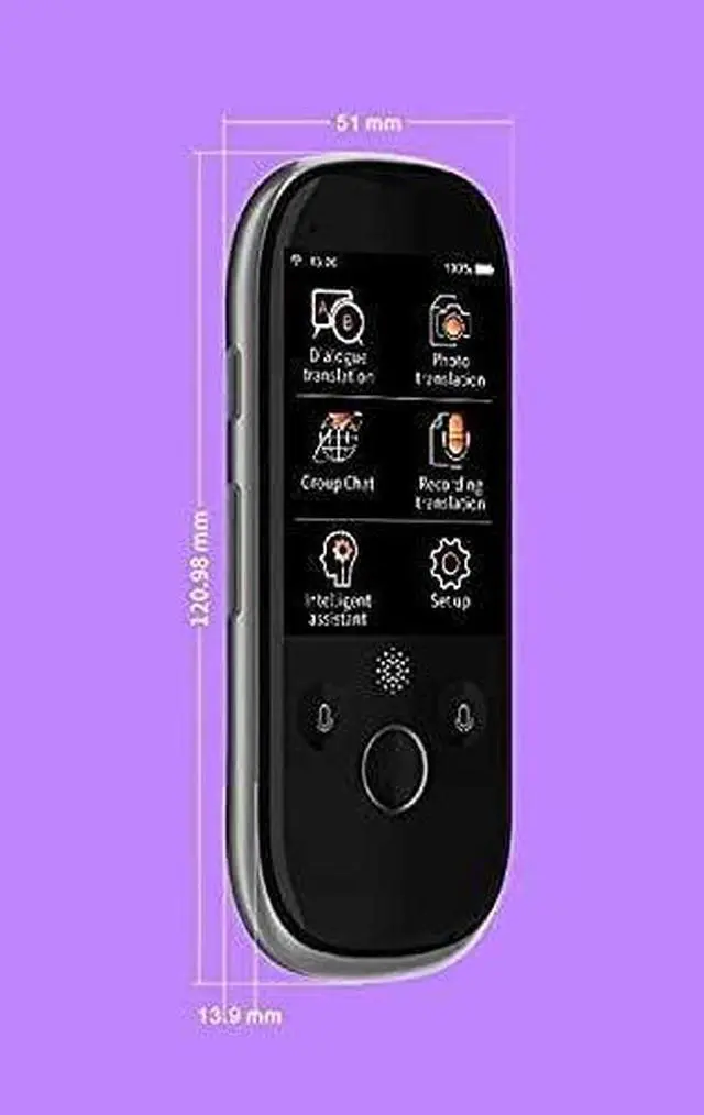 Alt view image 2 of 4 - 2.4Inch Sn Voice Translator Smart Business Travel AI Translation Machine 512GB+4GB 45 Languages Translator Needed Hopeful charitable Chaser of Light