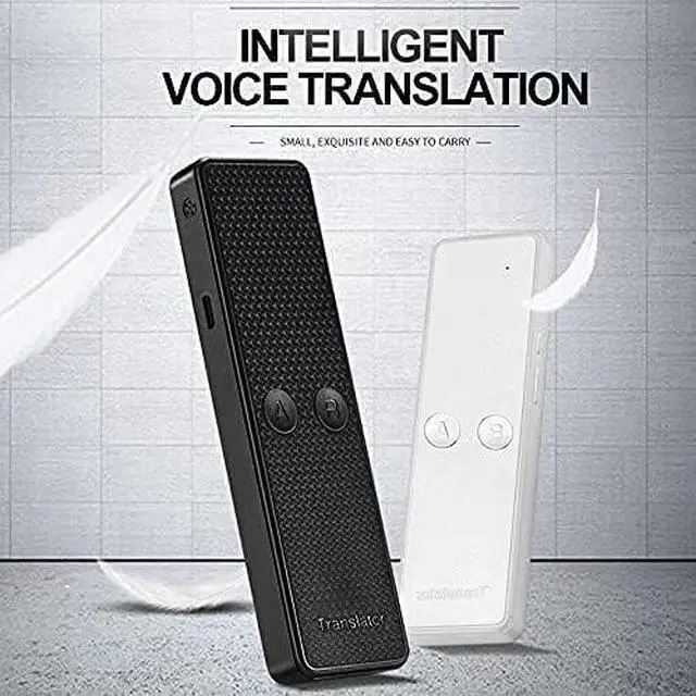 Main image of New K6 Portable Translator Smart Voice Translator in Real Time Support Translation of Multi-Language Recording Translation (Color : White) (White) Vision (Black)