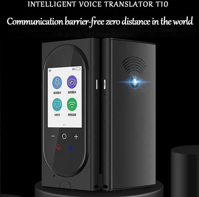 Alt view image 5 of 7 - T10 Smart Offline Translator Multi-Language Simultaneous Translation and Photo Translator (Color : White) (Black) Vision (Black)