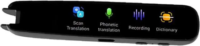 Alt view image 3 of 7 - Scan Reader Translator Pen Multifunctional Language Learning Device with 240 Dictionaries 117 Languages Translation Text Excerpt Recording for Students Professionals