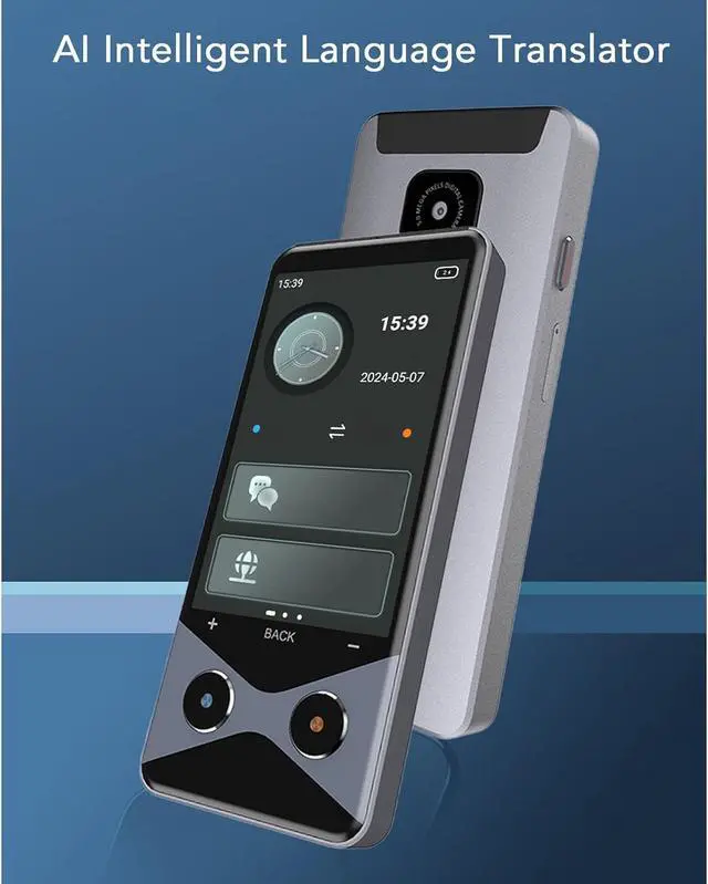 Alt view image 3 of 7 - Language Translator Device, Two Way Real Time Voice Translation Support 137 Languages, Portable Real Time Voice Translation Online Offline AI Text Photo Translation for Travel