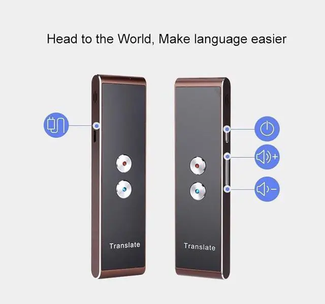 Alt view image 2 of 7 - Smart Instant Language Translator Device - Electronic Language Translator Device, Classic Language Translator Device, Voice Photo Translation, Instant Language Voice Translator Device Efficency Lucky