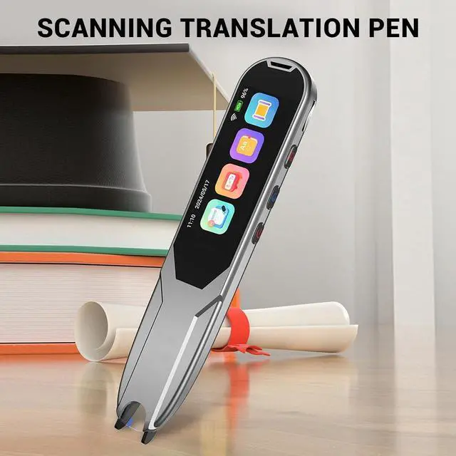 Alt view image 2 of 7 - Scan Translator Pen, Offline Dictionary Reader Language Translation OCR Multi Language Translation Reading Pen Voice Translator for Students Adults Traveler Business