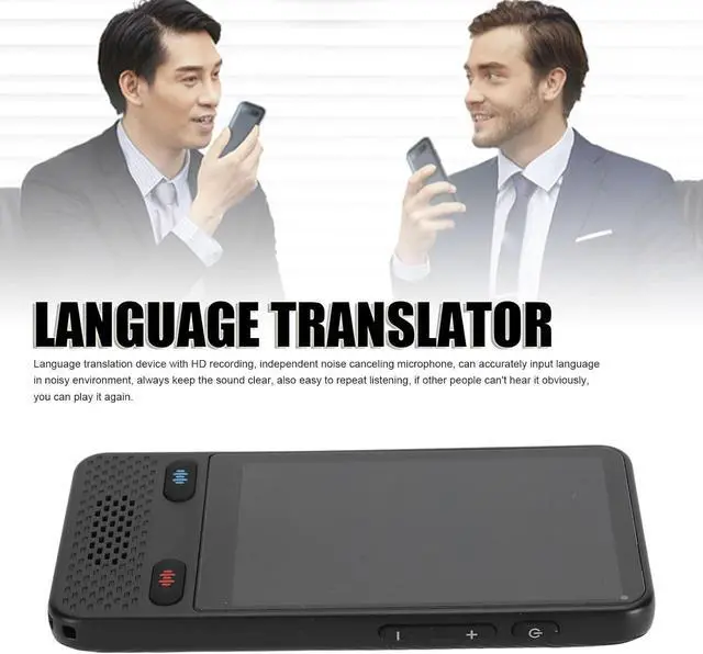 Alt view image 2 of 7 - Smart Mini Voice Translator,137 Languages Portable Instant Translator,Language Translator Device with 3.5 Inch and Camera