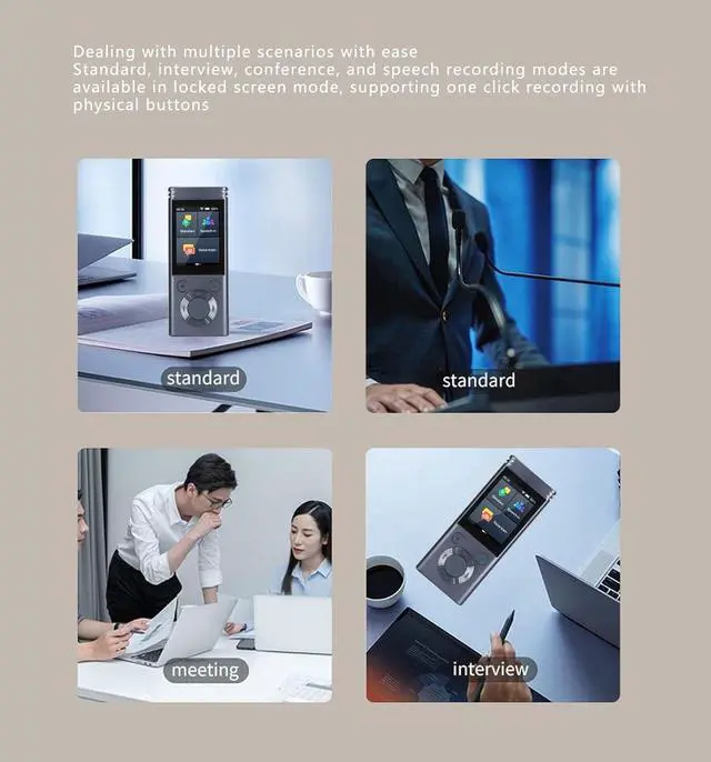 Alt view image 6 of 7 - Language Translator Device Portable Translator Time 138 Languages Support Offline 2 Way Translation Device with 2.4 Inch Touchscreen for Travel Study