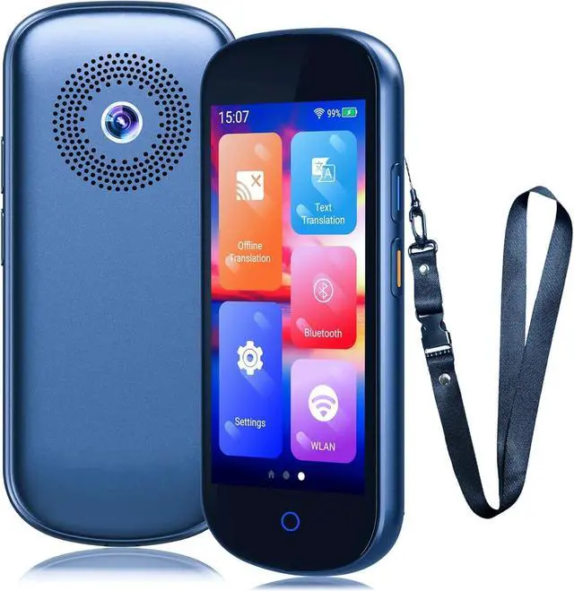 Main image of AI Language Translator Device, 2025 Two-Way Instant Language Translator Real-Time 137 Languages,Online/Offline/Text/AI/Voice/Photo Translation,Portable Translator for Business,Study&Travel-Sliver Grey