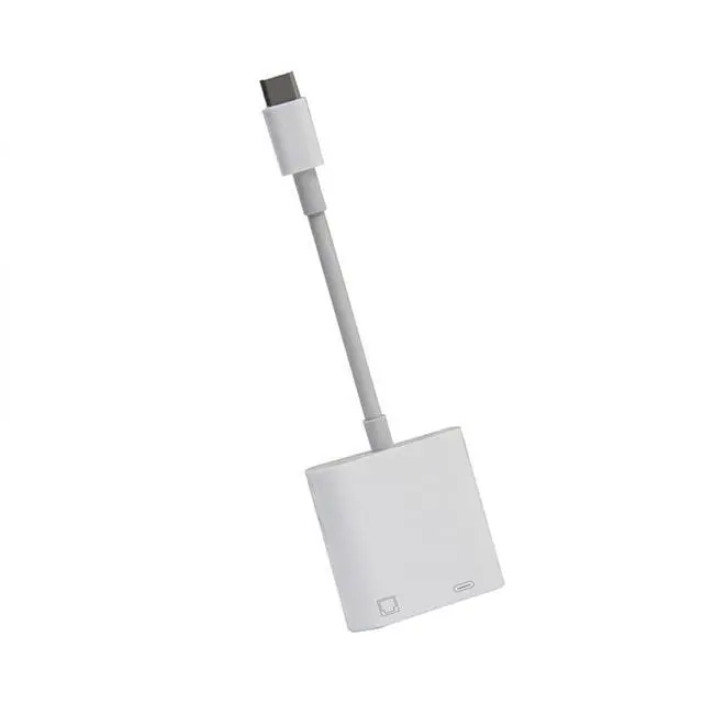 Main image of Ethernet Adapter USB C to RJ45 Ethernet Wired Network Converter 100Mbs for Phones and Tablets