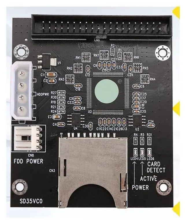 Main image of SD to 3.5 inch IDE 40 pin conversion card IDE SD card adapter SSD embedded storage adapter card IDE expansion card