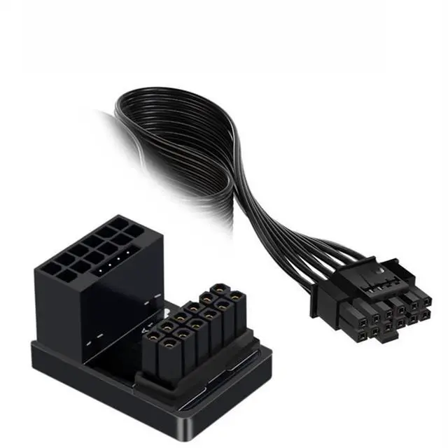 Main image of ATX3.0 16n Male to 16n Female Power Adapter PCIe 5.0 12VWR 16n 12+4n Male GPU Power Cable Connector