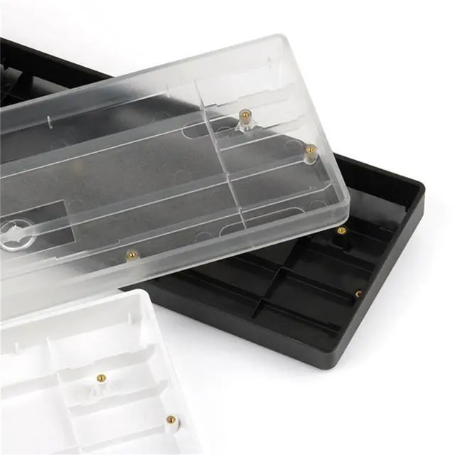 Main image of Plastic case for 60% mechanical keyboards Plastic case fits most mini mechanical keyboards GH60 A60 DZ60 XD60 Transparent