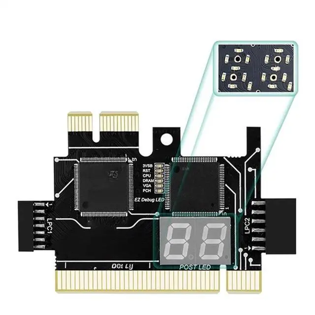 Main image of TL631 Professional Diagnostic Card PCI PCI-E Mini PCI-E Motherboard Multi-function Desktop Laptop Diagnostic Analyzer