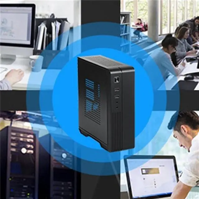 Main image of MX02 mini ITX computer case host case USB2.0 ITX case industrial control case suitable for office business