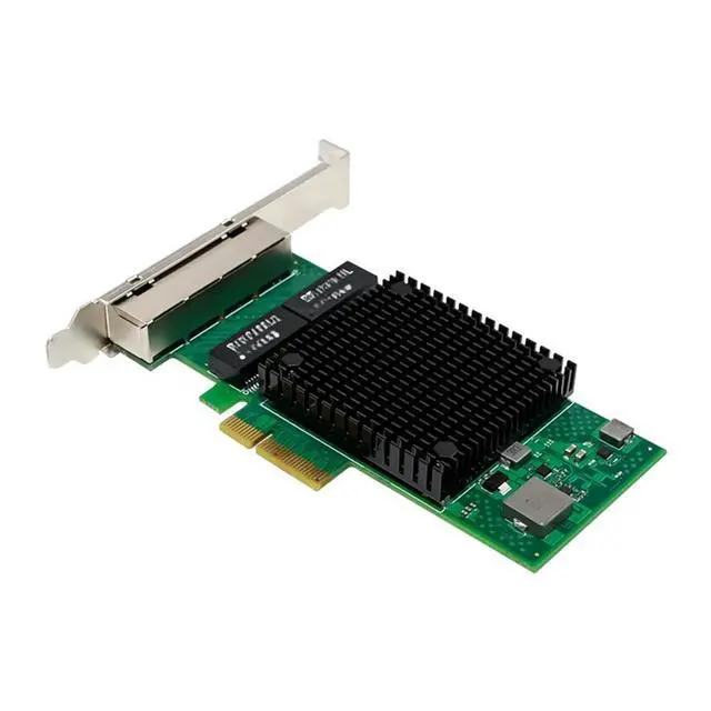 Main image of I340-T4 PCI-E X4 Gigabit Server Network Card 4 Ports RJ45 PCI X 2.1 5GT/S 82580EB Server Network Card