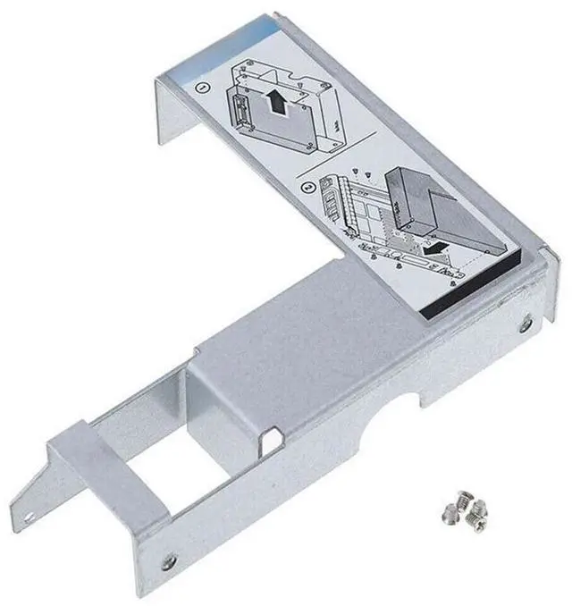 Main image of 9W8C4 Y004G 2.5 inch adapter 3.5 inch F238F SAS/SATA tray/box + screws for X7K8W/F238F /KG1CH/d962c/f9541/373211-001/42r4131