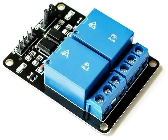 Alt view image 2 of 2 - With optocoupler 2 channel 2-channel relay modules relay control panel PLC relay 5V two way module