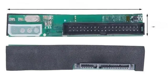 Main image of FOR SATA to IDE Adapter 2.5" SATA Female to 3.5" IDE Male Converter 40 PIN Port 1.5Gbs 2.5 to 3.5 IDE Support ATA 133 100 HDD CD DVD