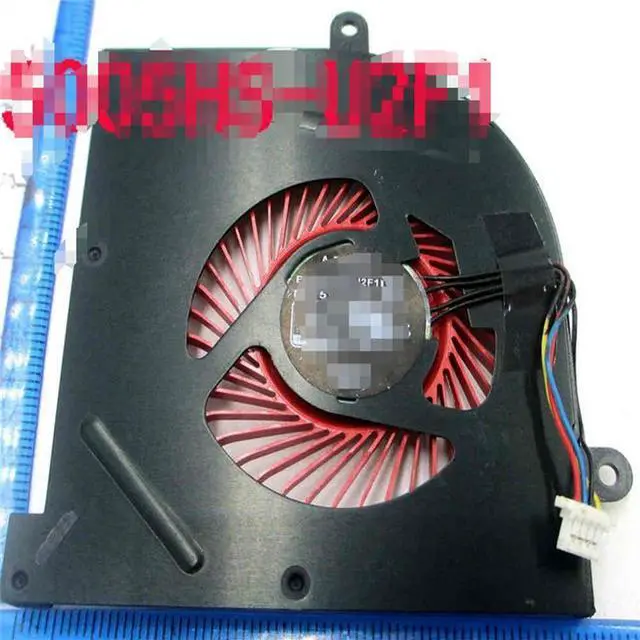 Main image of FOR Cooler Fan For GS63VR GS63 GS73 GS73VR MS-17B1 Stealth Pro A-POWER CPU BS5005HS-U2F1 GPU BS5005HS-U2L1 Cooling Red