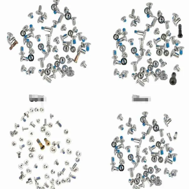 Main image of Full Screws Set Kits With 2 Bottom Screws Replacement 7/7 Plus Black White Gold Rose Gold