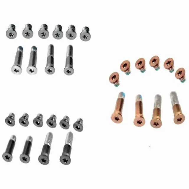 Main image of 13 book Air A1932 A2179 A2337 2018 2019 2020 Bottom Case Screw 10 Screws Set Silver Gold Grey