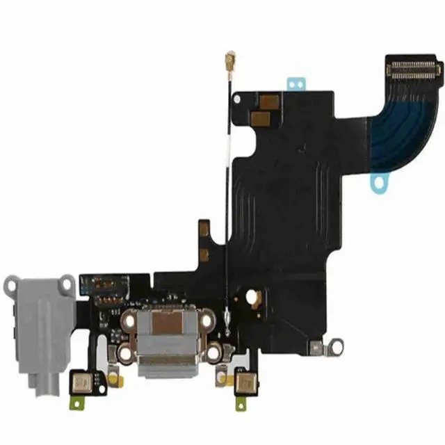 Main image of Black White Dock Charger Charging Port Connector Flex Cable Ribbon 6 6S Plus