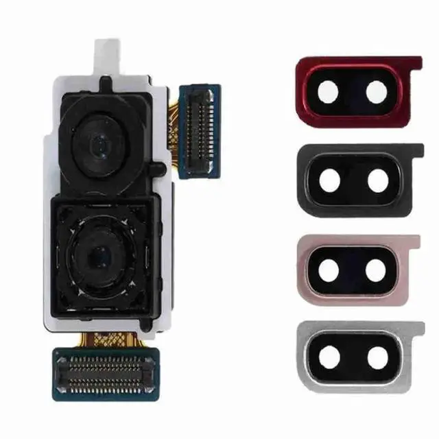 Main image of Back Big Rear Camera Module With Camera Lens Cover Ring + Glass lens A20 SM-A205