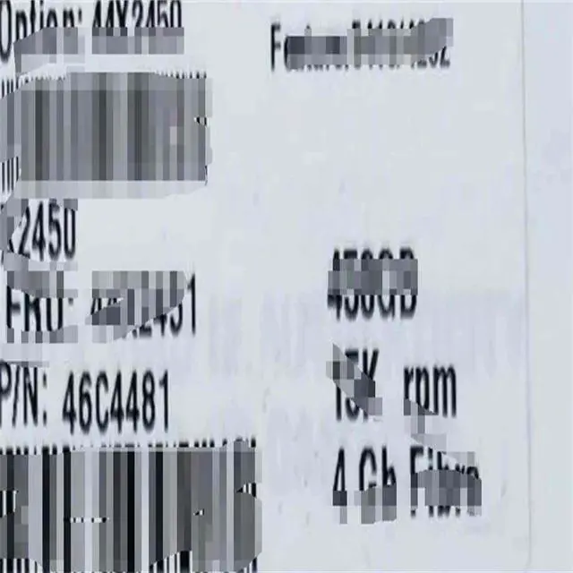 Main image of FOR 44X2450 450gb internal 15K 3.5 fc hard drive 44X2451 46C4481