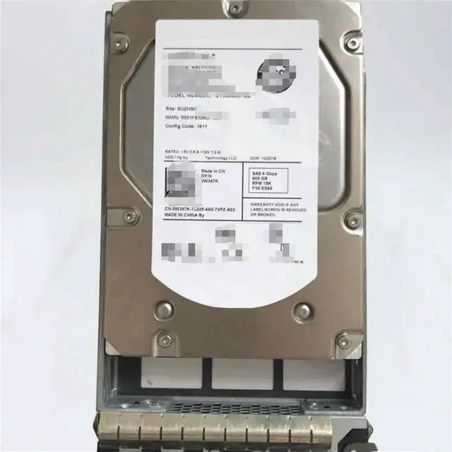 Main image of FOR W347K 0W347K Gen13 Compatible 600GB 15K SAS 3.5 Hard Drive HDD