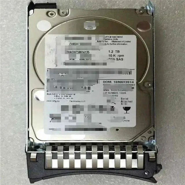Main image of FOR 00AD075 00AD076 00AD079 00AD077 1.2TB 10K 6G 2.5 G2HS SFF SAS Hard Drive HDD