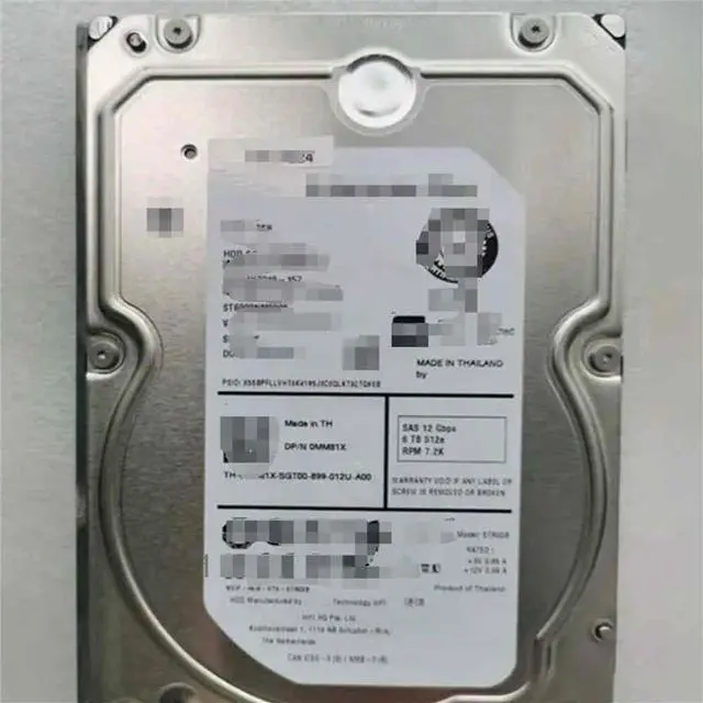 Main image of FOR 6TB SAS 12Gbps 3.5in ENT 512e HDD 0MM81X MM81X ST6000NM0095 hard drive